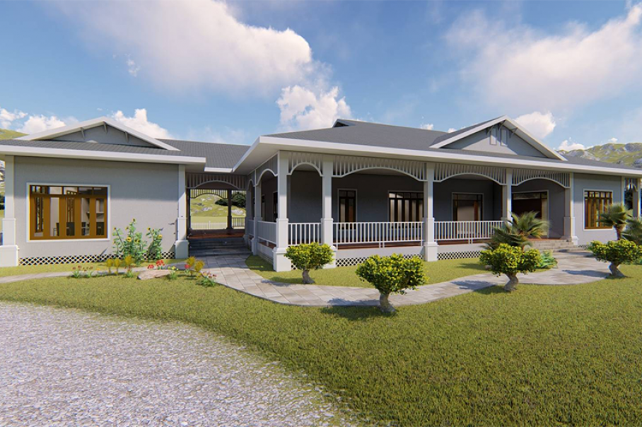 Residential House Size 1,000 sq m.