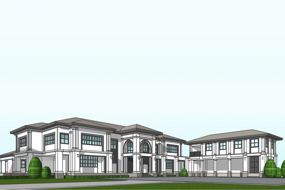 Residential House Size 2,500 sq m.